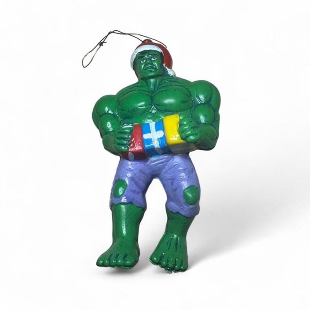 Marvel 2003 The Incredible Hulk Christmas Ornament Whimsical Comic Nostalgic